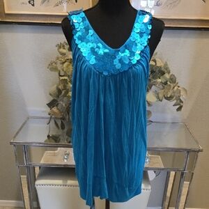 Vibrant Blue Sleeveless Top